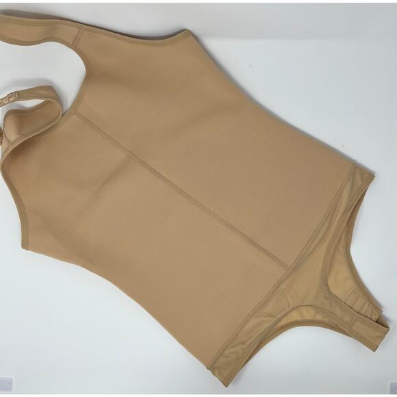 Eleady Women's Full Body Shaper Bodysuit Beige XLarge New - Picture 2 of 3